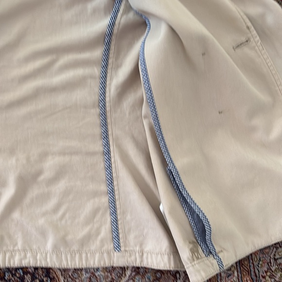 Abercrombie & Fitch Cream Trench Coat Classic Tailored Design - Picture 8 of 10